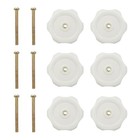 6 Pcs Rv Window Knob Replacement  Rv Window Crank Handle For Vent    White