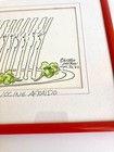 George Moran Signed Art Print In Frame  Fettuccine Afraido  1990  Funny
