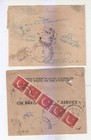 Pakistan 2 Diff  Service Stamp Used Commercial Cover For Collection  