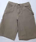 Lands  End Swim Navy Basic Editions Khaki Boy s Size 10 M Shorts Lot Swimwear