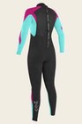 O neill Epic 4 3mm Full Wetsuit - Youth Girls - 10   Black seaglass berry