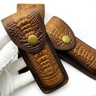 New Hand Made Pure Cow Leather Sheath For 5  Folding Knife   Other Tools