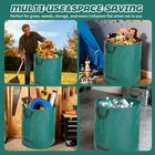 72 Gallon Reusable Yard Waste Bag Leaf Bags With Reinforced Handles For Debris