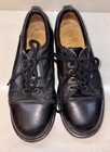Vintage Dr Martens 8322 Black Leather Oxford Shoes Made In England Uk 8 Us 9