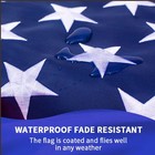 3x5 American Flag Allegiance Flag Outdoor Heavy Duty  Embroidered Stars  To Usa