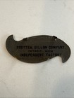 Antique Peachey Plug Scotten Dillon Co Tin Tobacco Tag - Vintage Tab Advertising