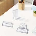 Outnee Acrylic Place Card Holders - 4 Inch Clear Table Number Holders Display St