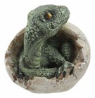 Jurassic Era Predator Hatching Dinosaur Egg Figurine 4 h Velociraptor Hatchling