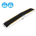 70 9 lx9 8 w Aluminum Loading Ramp For Motorcycle Atv Tractors Lawn Mowers 600lb