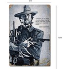 Clint Eastwood Inspirational Quote Metal Sign 8x12 Tin Wall Decor Motivational