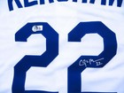 Clayton Kershaw Signed Autographed Jersey Los Angeles Dodgers Beckett Witnessed