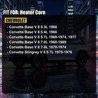 Heater Core For 1968-1977 Chevrolet Corvette 1972 1970 1969 1976 1973 1971 1975