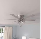 Hunter Alvarado 52 Inch Indoor Brushed Nickel Ceiling Fan