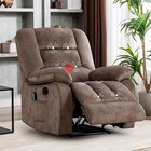 Ebello Massage Recliner Chairs With Heat   Massage Overstuffed Recliner Chair
