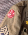 World War 2 Army Jacket Master Sarg  With 5 Battle Stars 3rd   9th Army Group