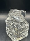 Rare  Vtg Lucien Lelong Art Deco Crystal Perfume Bottle  18