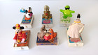 1998 Mcdonald   s Vintage  Disney Vhs Rolling Figures Train  Complete Set Of 6