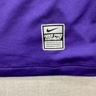 Nike Pro Combat Core Fitted Compression Shirt Mens Small Purple Long Sleeve