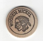 F o e  Eagles Aerie No  343  Lorain  Ohio  125th Anniversary  Wooden Nickel