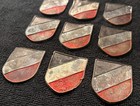 Original 9x German Badges Ww2 - Afrika Korps