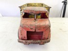 Large Marx Tin Litho Lazy Day Farms Stake Bed Truck Ok Condition All Original