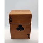 Vintage Wood Playing Card Ace Grolsch Beer Box Storage Keepsake Decor