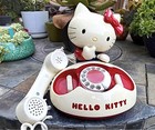 Sanrio Hello Kitty Vintage Rotary Phone 1980 Retro Japan Used Rare