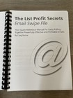 Craig Perrine s The List Profit Secrets Master Manual 2005 Over 300 Pages