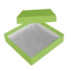 Premium Lime Green Cotton Filled Jewelry Gift Packaging Boxes 100    200   500