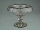 Antique Russian Cut Crystal Bowl early 19thc