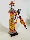 Beautiful  catrina  Figure For Day Of The Dead  Dressed To The Nines  