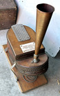 Vintage Firefighters Underwater Diver  Air Supply Horn Leather Bellows Fog Horn