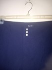 Jofit Womens Bermuda Shorts 8 Button Zipper Mid Rise Pockets Golf Lifestyle Navy