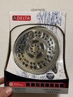 Brand New Delta 8-spray Patterns 6in Shower Head Polished Chrome  75899