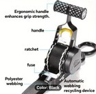 4 Automatic Ratchet Strap 1 x10 8  Tie Down Heavy Duty Hooks For Cargo Diyer