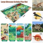 Dinosaur Toy Large Set Realistic Figures Toys 57 Inch Large Play Mat For 3 4 5 6