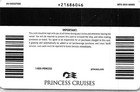 Princess Cruise Line Passenger Id Card boarding Pass  Mps 0519  blank 
