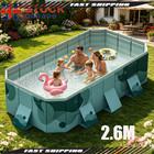 For Kids   Adults Foldable Non-inflatable Summer Swimming Pool Garden Outdoor  