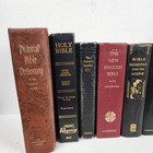 Vintage Lot Of 18 Religious Christian Books Bible History Mixed Read