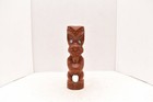 Vintage Carved Wood Tiki Statue Maori New Zealand Polynesian Art 10  Figure 