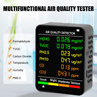 6 In 1 Air Quality Monitor Co2 Meter Carbon Dioxide Level Tvoc Hcho Detector New
