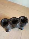 Antique Cast Iron Toy Candy Mold  22 Person Metal Die Form Confectionery Baking