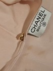 Vintage Chanel Boutique Pink Silk Blouse Cc Logo Gold Buttons No Size Tag M l