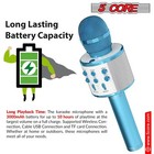 5 Core Microphone Wireless Karaoke Mic With Speaker Portable Bluetooth Microfono