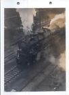 Vintage 1940s Photo Locomotive Engine Steam Train Railroad