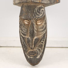 Crocodile Slit Gong Drum Garamut Papua New Guinea Sepik Region Hand Carved Wood