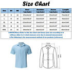 Men s Casual Button Down Shirts Short Sleeve Beach Linen Cotton Summer Shirt