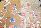 1930 s Animal Alphabet Letters Pressed Wood Set  Of All  26 Letters