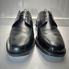 Johnston   Murphy Tabor Run-off Oxfords Men 10 5m Black Leather Lace-up Bike Toe