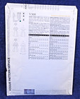 Vogue Pattern V308 Vintage Repro 1951 Design Mid-calf Dress 34  W  Label Uncut